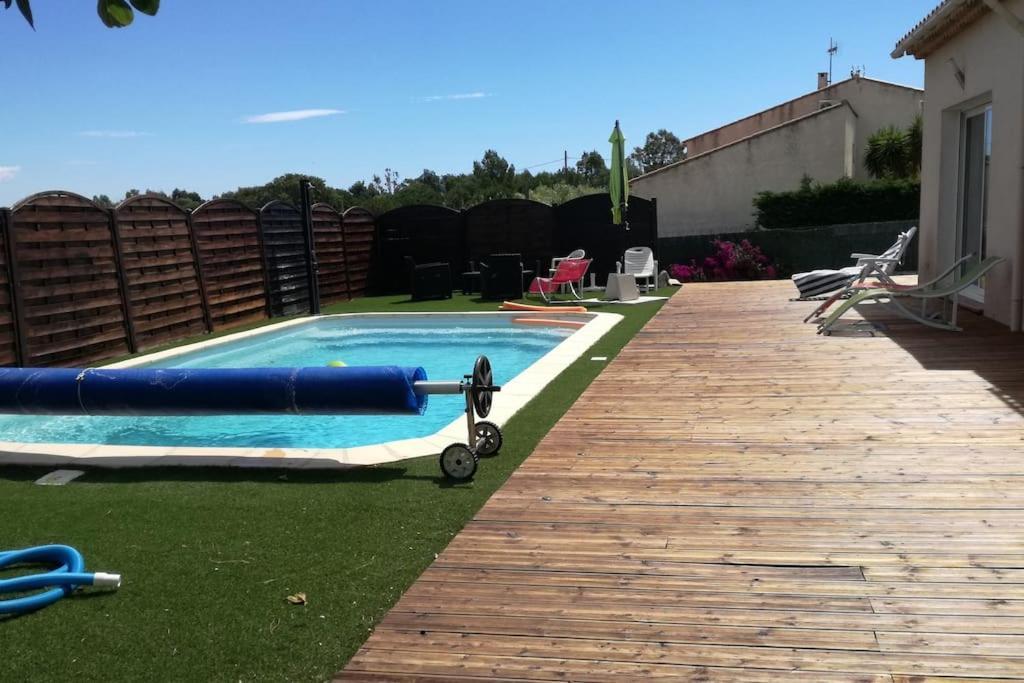 T2: 45M2 :4 Places :Independant Dans Villa Hyères Dış mekan fotoğraf